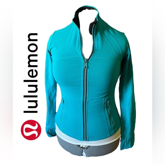 lululemon athletica Tops - Lululemon Vintage Size 8 Sea Green Running Jacket